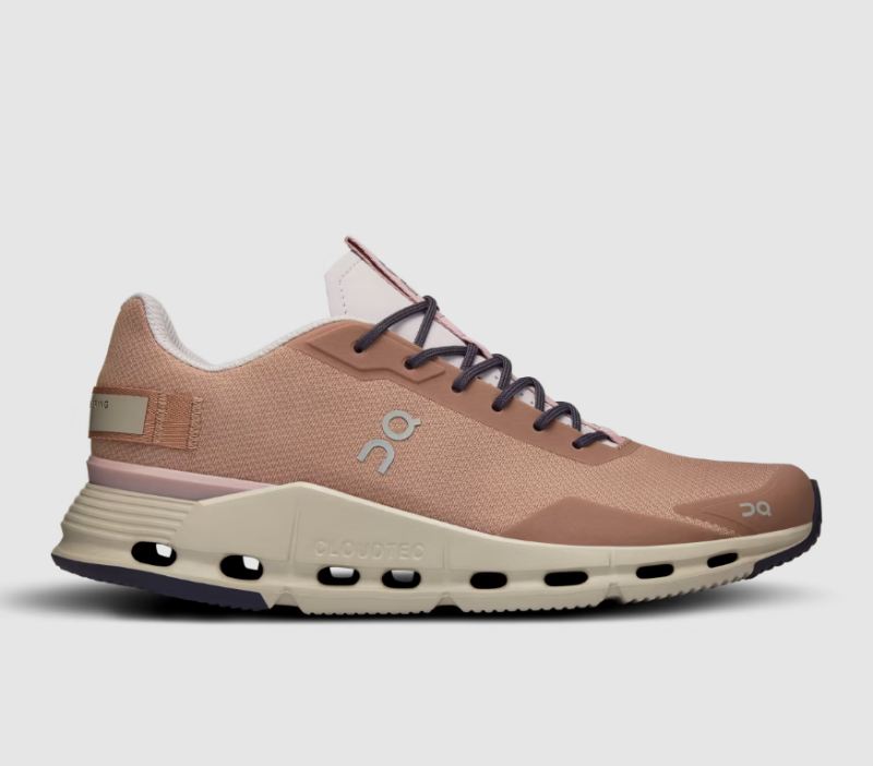 On Running Cloud Shoes Men's Cloudnova Form-Rosebrown | Orchid