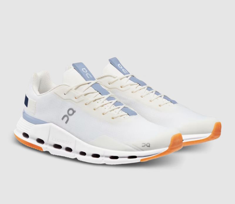 On Running Cloud Shoes Men's Cloudnova Form-White | Heather