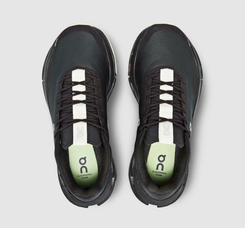 On Running Cloud Shoes Men's Cloudnova Form-Black | Hay
