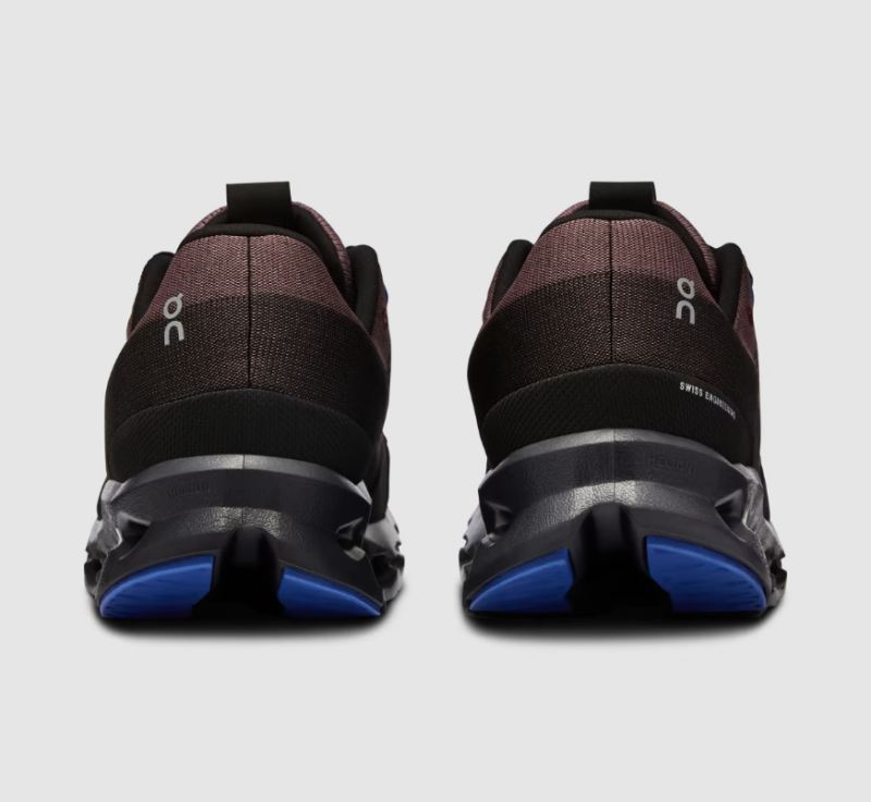 On Running Cloud Shoes Women's Cloudsurfer-Black | Cobalt - Click Image to Close