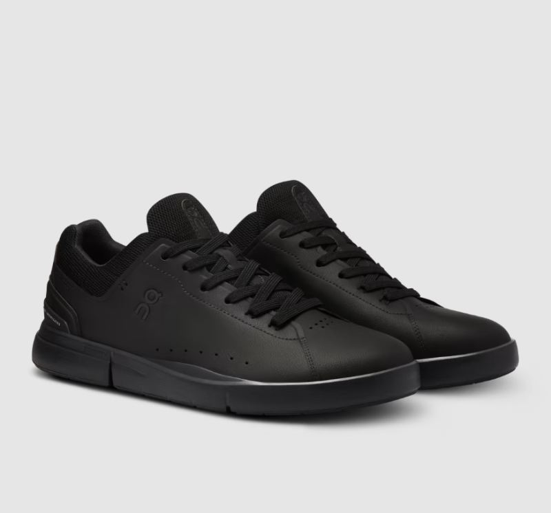 On Running Cloud Shoes Men's THE ROGER Advantage-All Black - Click Image to Close
