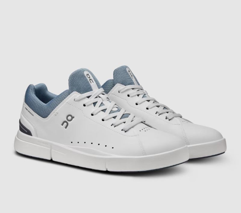 On Running Cloud Shoes Men's THE ROGER Advantage-White | Chambra - Click Image to Close