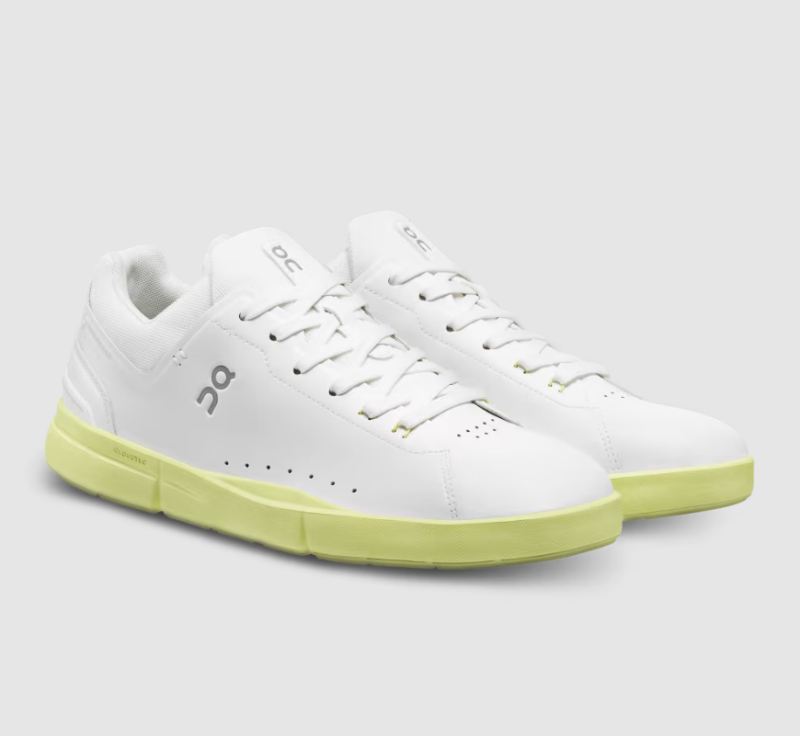 On Running Cloud Shoes Men's THE ROGER Advantage-White | Hay - Click Image to Close