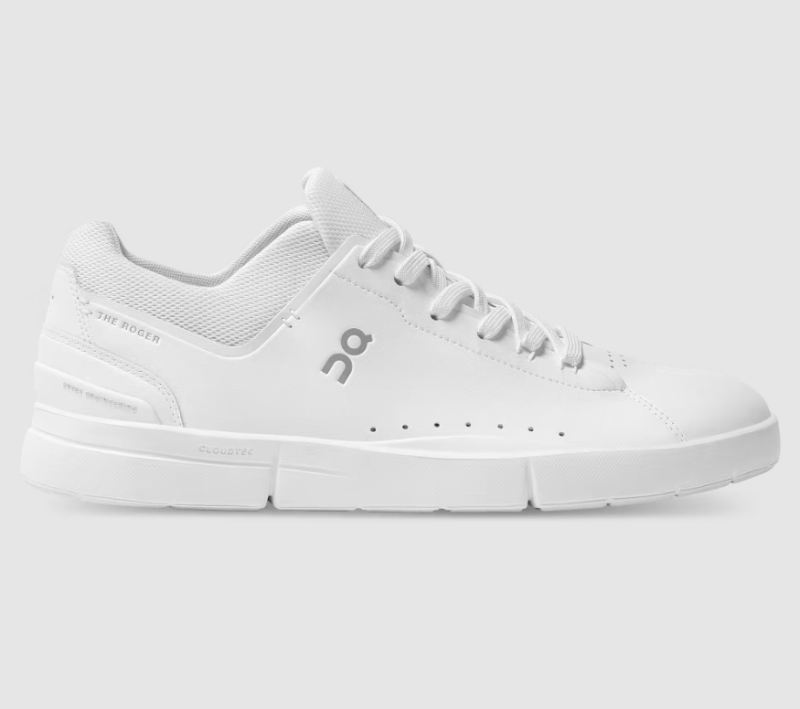 On Running Cloud Shoes Men's THE ROGER Advantage-All White