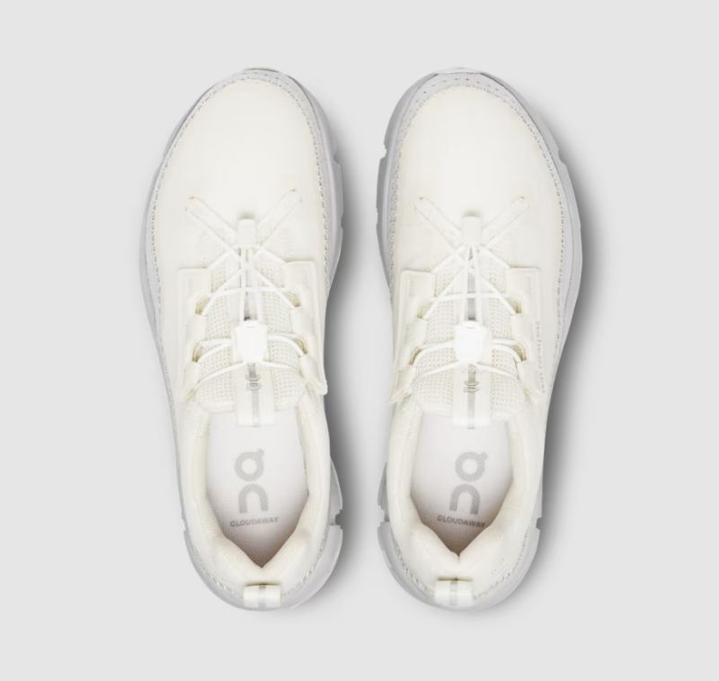 On Running Cloud Shoes Men's Cloudaway-Undyed-White | Glacier