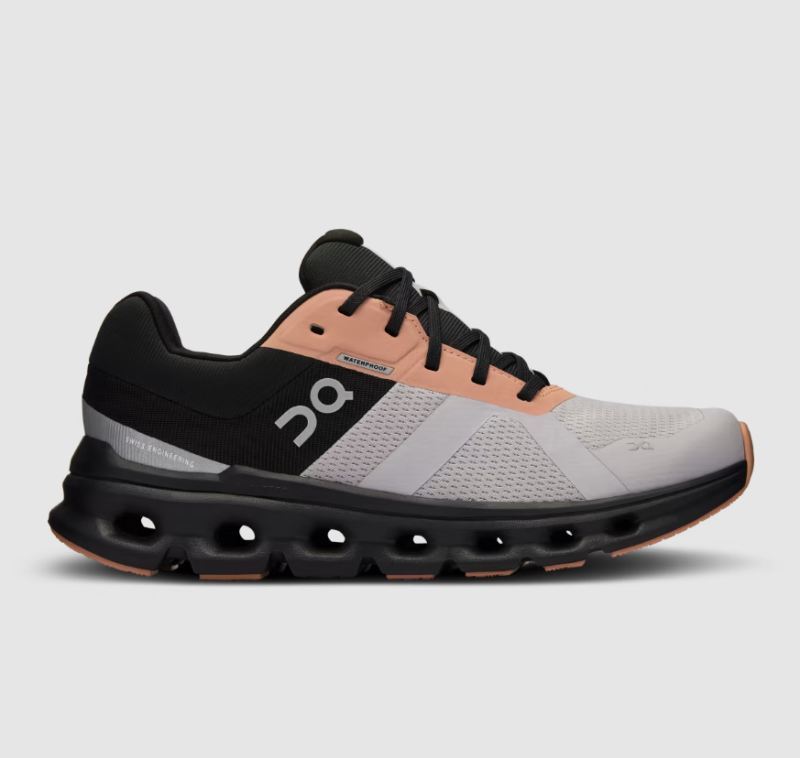 On Running Cloud Shoes Men's Cloudrunner Waterproof-Fade | Black