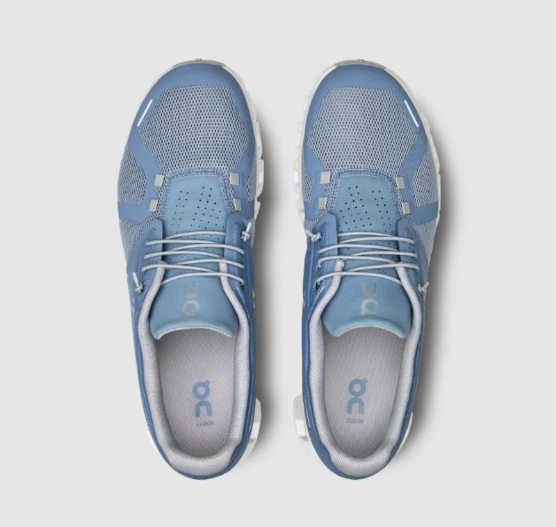 On Running Cloud Shoes Men's Cloud 5-Chambray | White