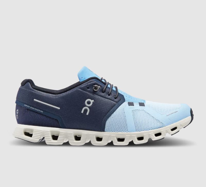 On Running Cloud Shoes Women's Cloud 5-Midnight | Chambray - Click Image to Close