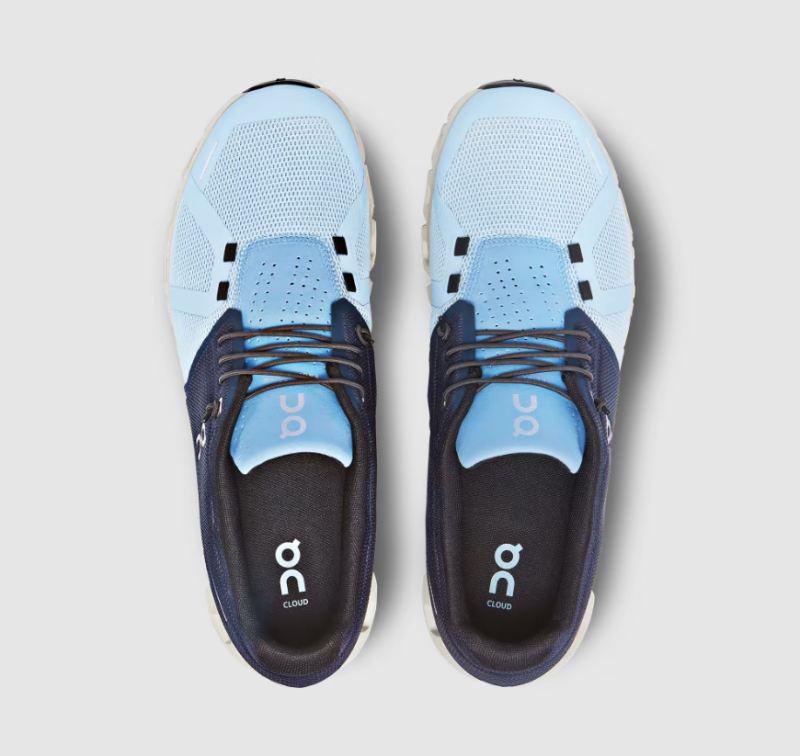 On Running Cloud Shoes Women's Cloud 5-Midnight | Chambray - Click Image to Close