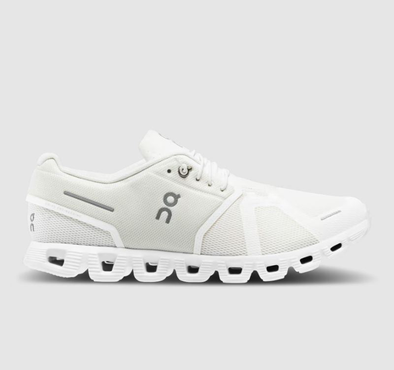 On Running Cloud Shoes Women's Cloud 5-Undyed-White | White - Click Image to Close