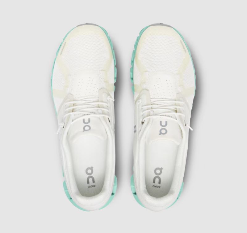 On Running Cloud Shoes Men's Cloud 5-Undyed-White | Creek