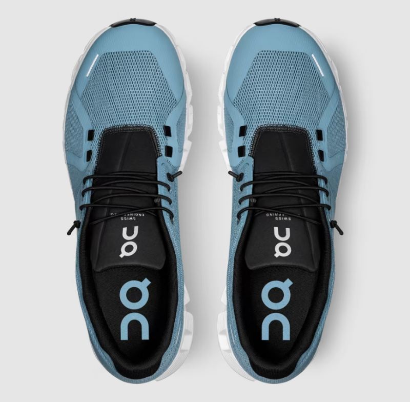 On Running Cloud Shoes Men's Cloud 5-Niagara | Black