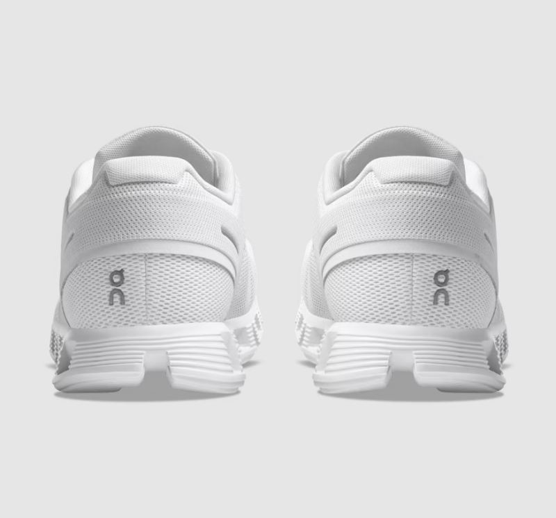 On Running Cloud Shoes Men's Cloud 5-All White