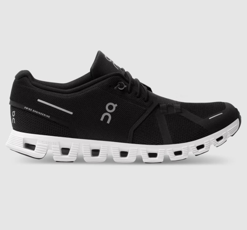 On Running Cloud Shoes Men's Cloud 5-Black | White