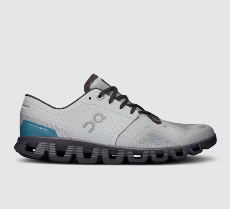 On Running Cloud Shoes Men's Cloud X 3-Glacier | Iron