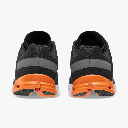 On Running Cloud Shoes Men's Cloudflow-Black | Turmeric - Click Image to Close