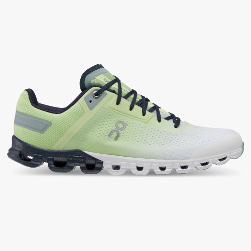 On Running Cloud Shoes Men's Cloudflow-Meadow | White