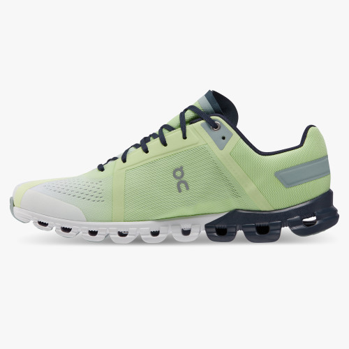 On Running Cloud Shoes Men's Cloudflow-Meadow | White