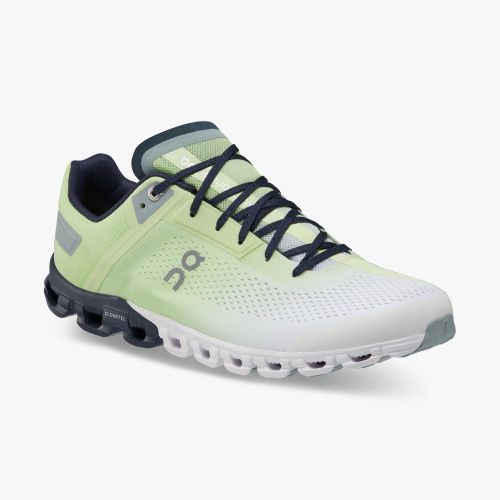 On Running Cloud Shoes Men's Cloudflow-Meadow | White