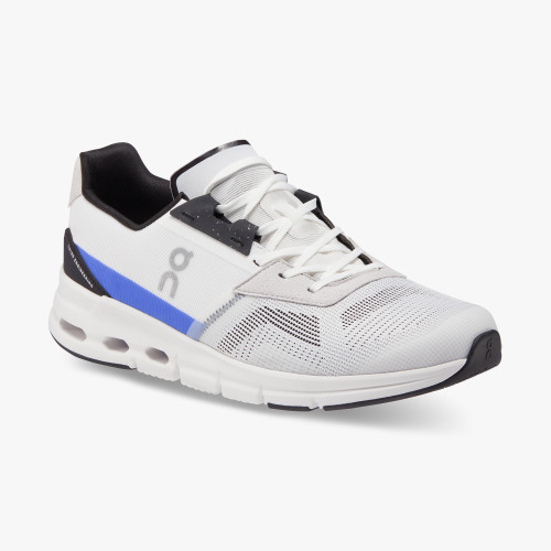 On Running Cloud Shoes Men's Cloudrift-White | Cobalt - Click Image to Close