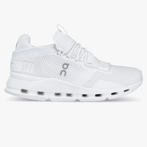 On Running Cloud Shoes Women's Cloudnova-All | White - Click Image to Close