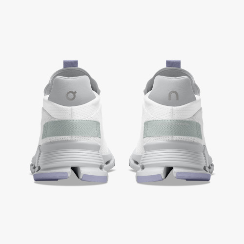 On Running Cloud Shoes Women's Cloudnova-White | Glacier