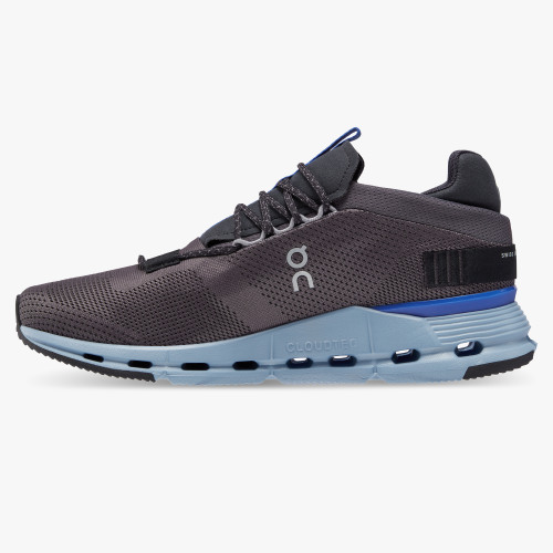 On Running Cloud Shoes Men's Cloudnova-Eclipse | Chambray - Click Image to Close