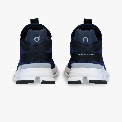 On Running Cloud Shoes Men's Cloudnova-Navy | White - Click Image to Close