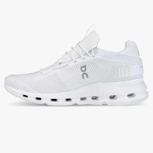 On Running Cloud Shoes Men's Cloudnova-All | White - Click Image to Close