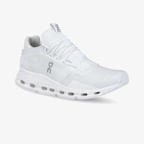 On Running Cloud Shoes Men's Cloudnova-All | White - Click Image to Close