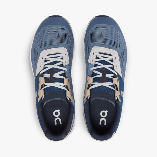 On Running Cloud Shoes Men's Cloudrift-Metal | Navy - Click Image to Close