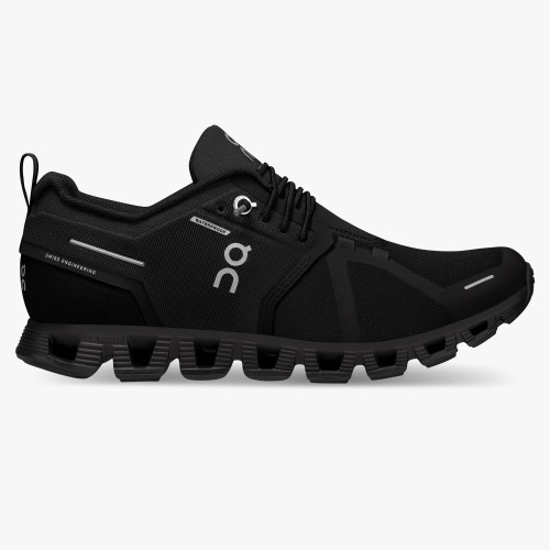 On Running Cloud Shoes Women's Cloud 5 Waterproof-All | Black - Click Image to Close