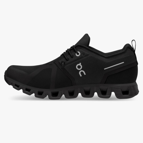 On Running Cloud Shoes Women's Cloud 5 Waterproof-All | Black - Click Image to Close