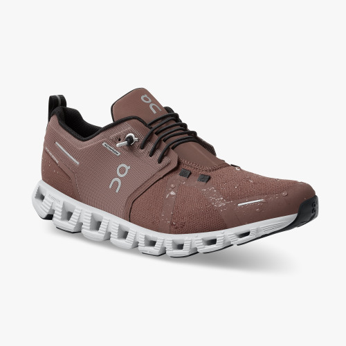 On Running Cloud Shoes Women's Cloud 5 Waterproof-Cocoa | Frost