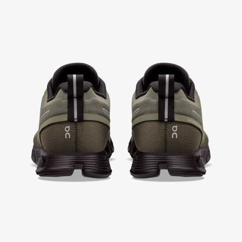 On Running Cloud Shoes Women's Cloud 5 Waterproof-Olive | Black