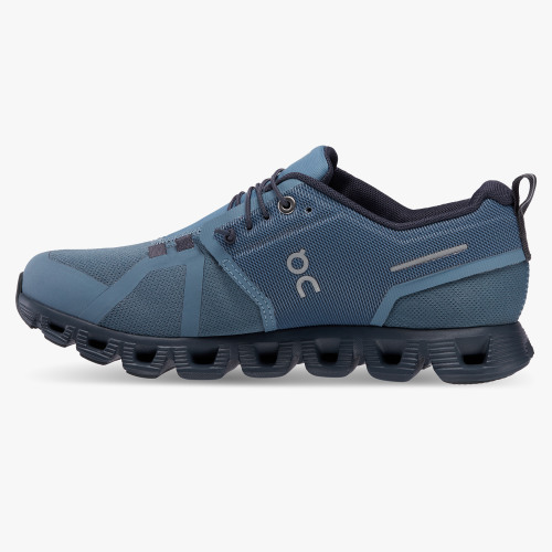 On Running Cloud Shoes Women's Cloud 5 Waterproof-Metal | Navy