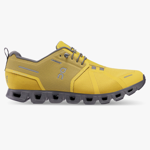 On Running Cloud Shoes Men's Cloud 5 Waterproof-Mustard | Rock