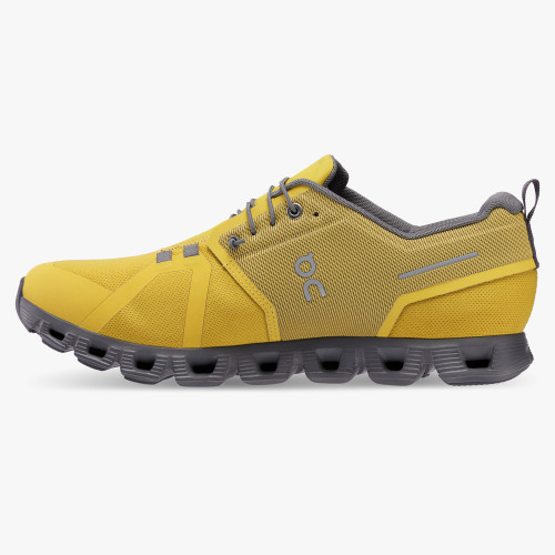 On Running Cloud Shoes Men's Cloud 5 Waterproof-Mustard | Rock