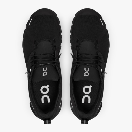 On Running Cloud Shoes Men's Cloud 5 Waterproof-All | Black - Click Image to Close