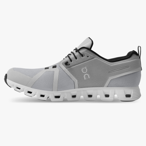 On Running Cloud Shoes Men's Cloud 5 Waterproof-Glacier | White - Click Image to Close