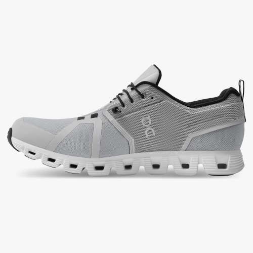 On Running Cloud Shoes Men's Cloud 5 Waterproof-Glacier | White