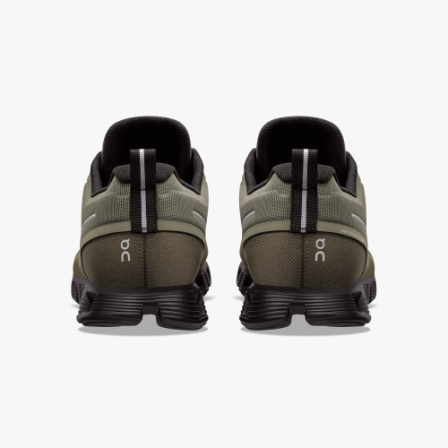 On Running Cloud Shoes Men's Cloud 5 Waterproof-Olive | Black