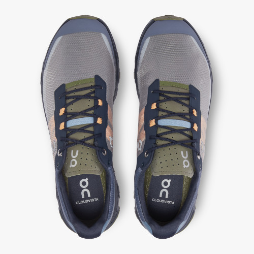 On Running Cloud Shoes Men's Cloudvista-Midnight | Olive