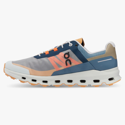 On Running Cloud Shoes Men's Cloudvista-Navy | Mineral - Click Image to Close