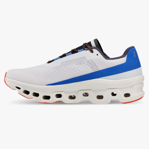 On Running Cloud Shoes Men's Cloudmonster-Frost | Cobalt