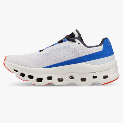 On Running Cloud Shoes Women's Cloudmonster-Frost | Cobalt