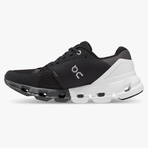 On Running Cloud Shoes Women's Cloudflyer 4 Wide-Black | White - Click Image to Close