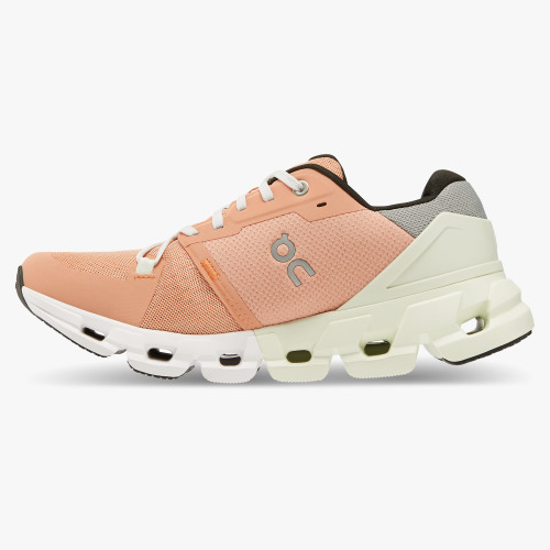 On Running Cloud Shoes Women's Cloudflyer 4-Peach | Aloe - Click Image to Close