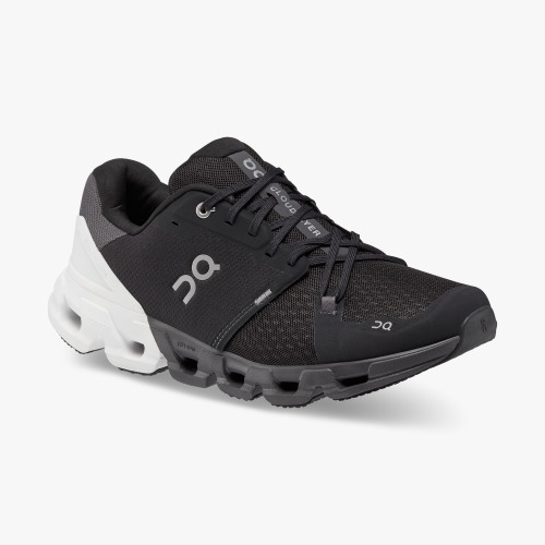 On Running Cloud Shoes Men's Cloudflyer 4-Black | White - Click Image to Close