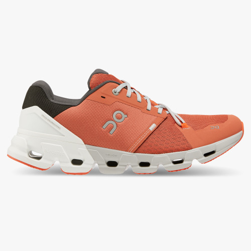 On Running Cloud Shoes Men's Cloudflyer 4-Ginger | White